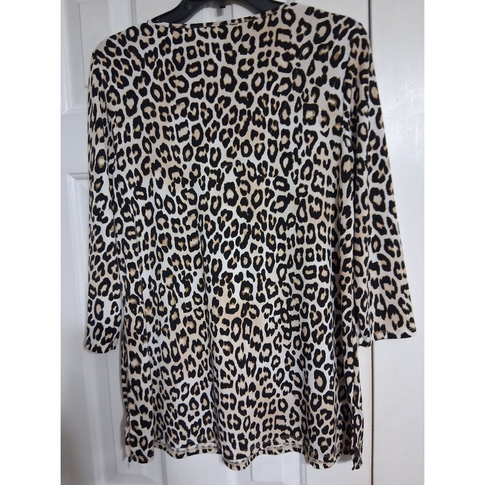 Women's Chico's 3/4 Sleeve Tunic Top Size 0 (4) - Picture 6 of 6